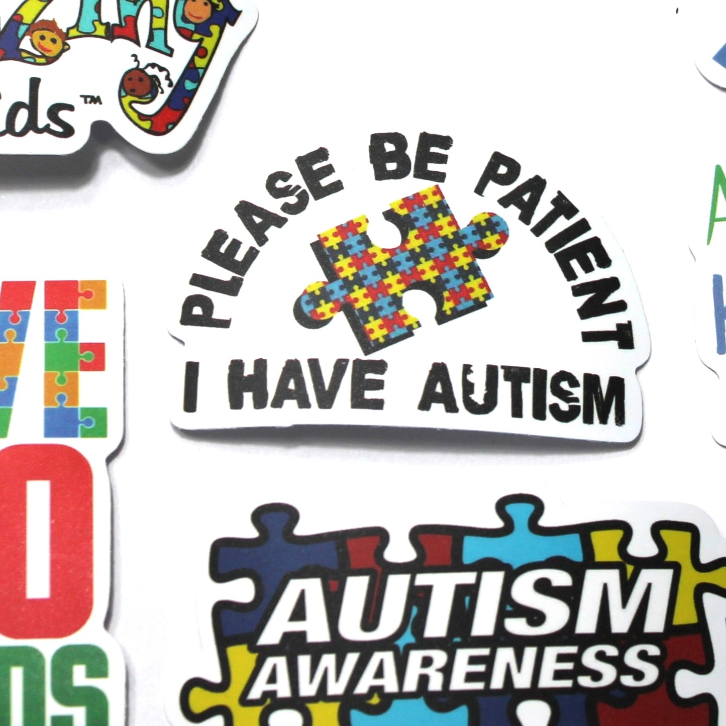 Autism Theme | Stickers | Pack of 5