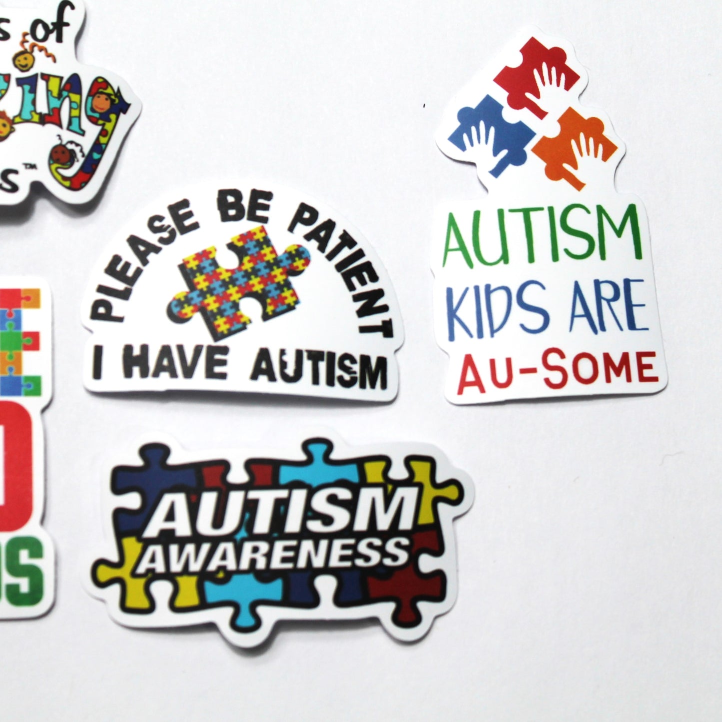 Autism Theme | Stickers | Pack of 5