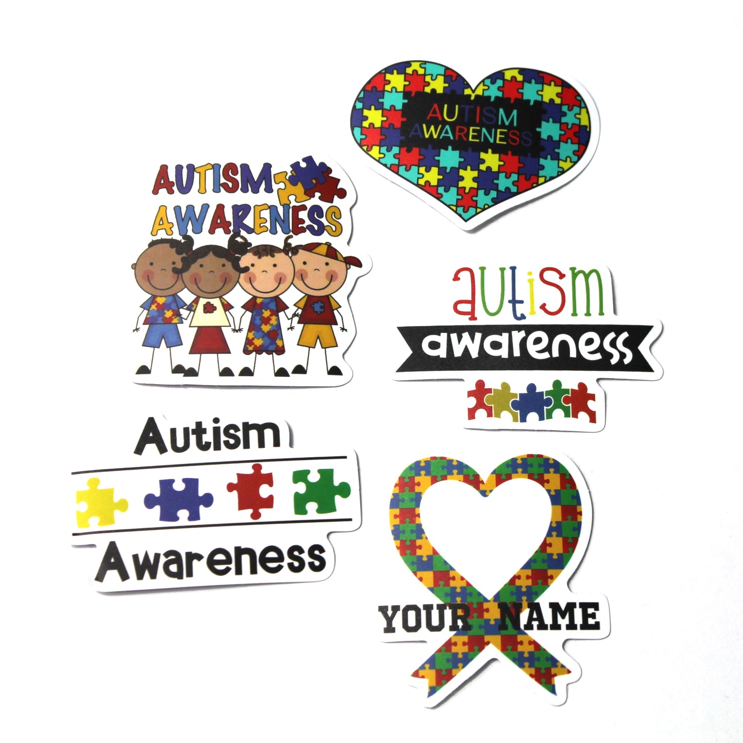 Autism Theme | Stickers | Pack of 5