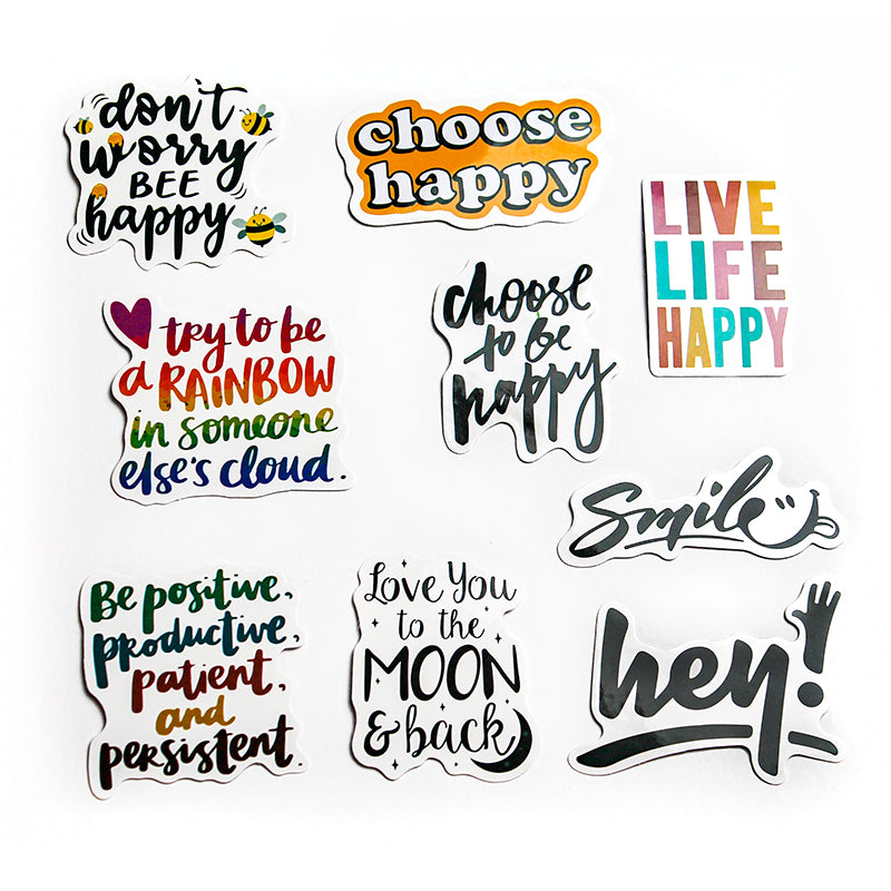 Affirmations Theme | Stickers |Pack of 10