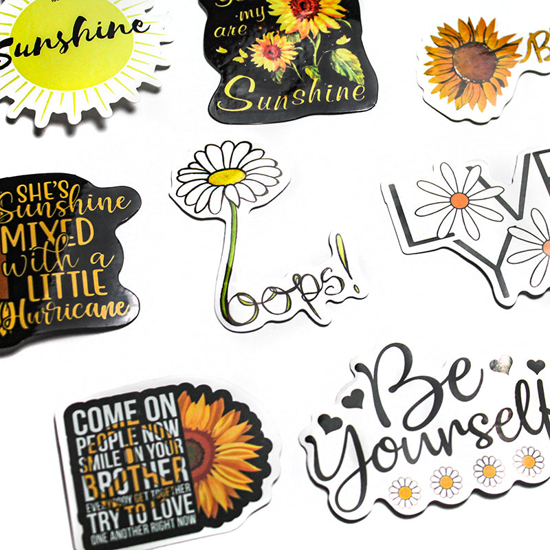 Sunflower Theme | Stickers | Pack of 10