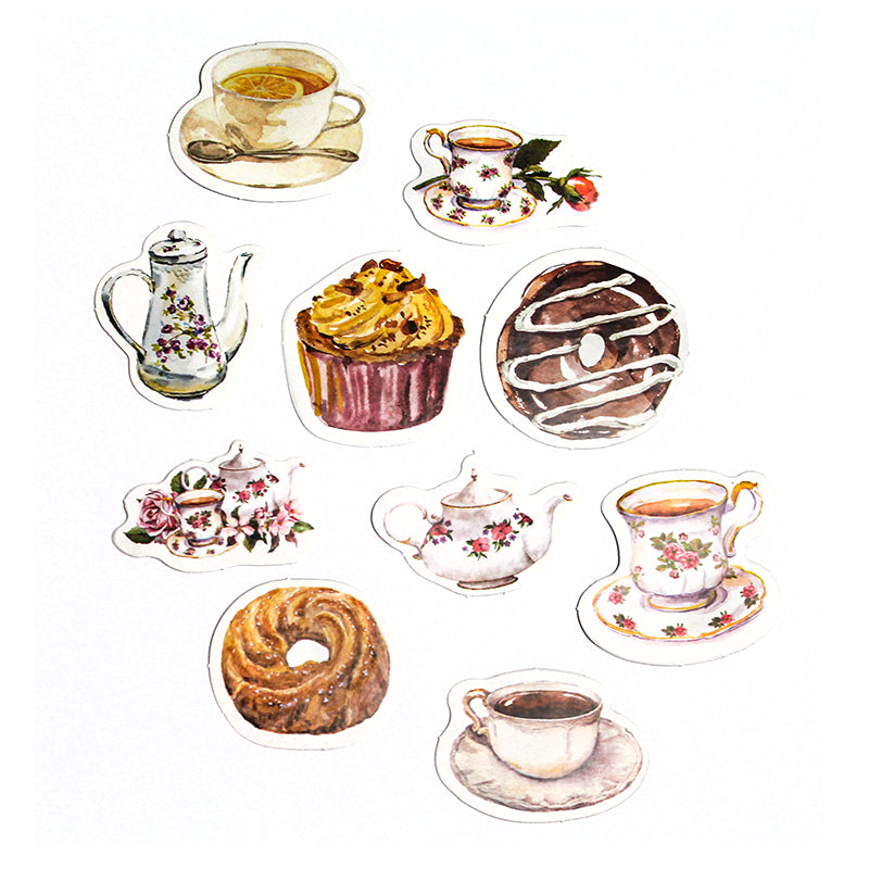 Tea Time Theme | Stickers | Pack of 10