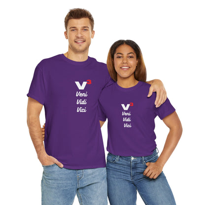 Veni, Vidi, Vici | V-Cubed | Unisex Heavy Cotton Graphic Tee