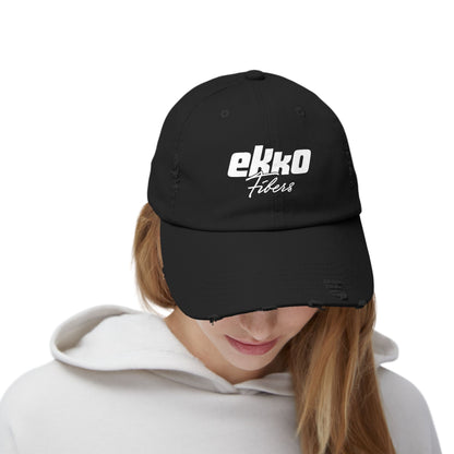 Ekko Fibers | Unisex Distressed Cap