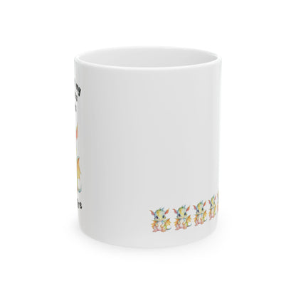 Don’t Let My Cuteness Fool You | Baby Dragon in Soft Pastels |Ceramic Mug | 11 oz