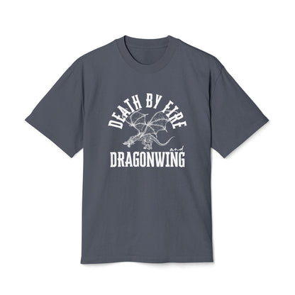 Death By Fire & Dragonwing | Unisex Heavy Faded Tee