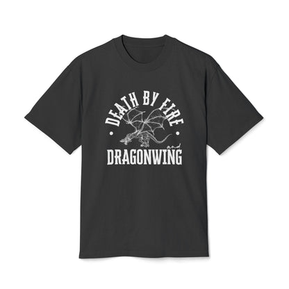 Death by Fire and Dragonwing - Unisex Heavy Faded Tee