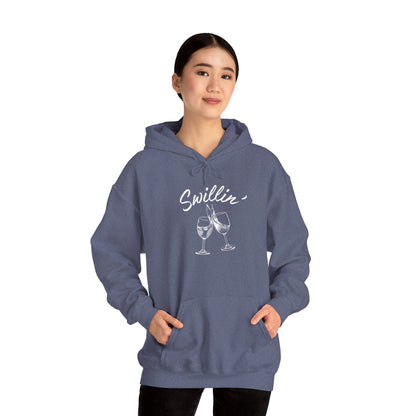 Swillin' Wine - Hoodie