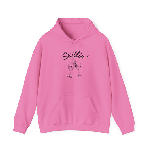 Swillin' Wine - Hoodie