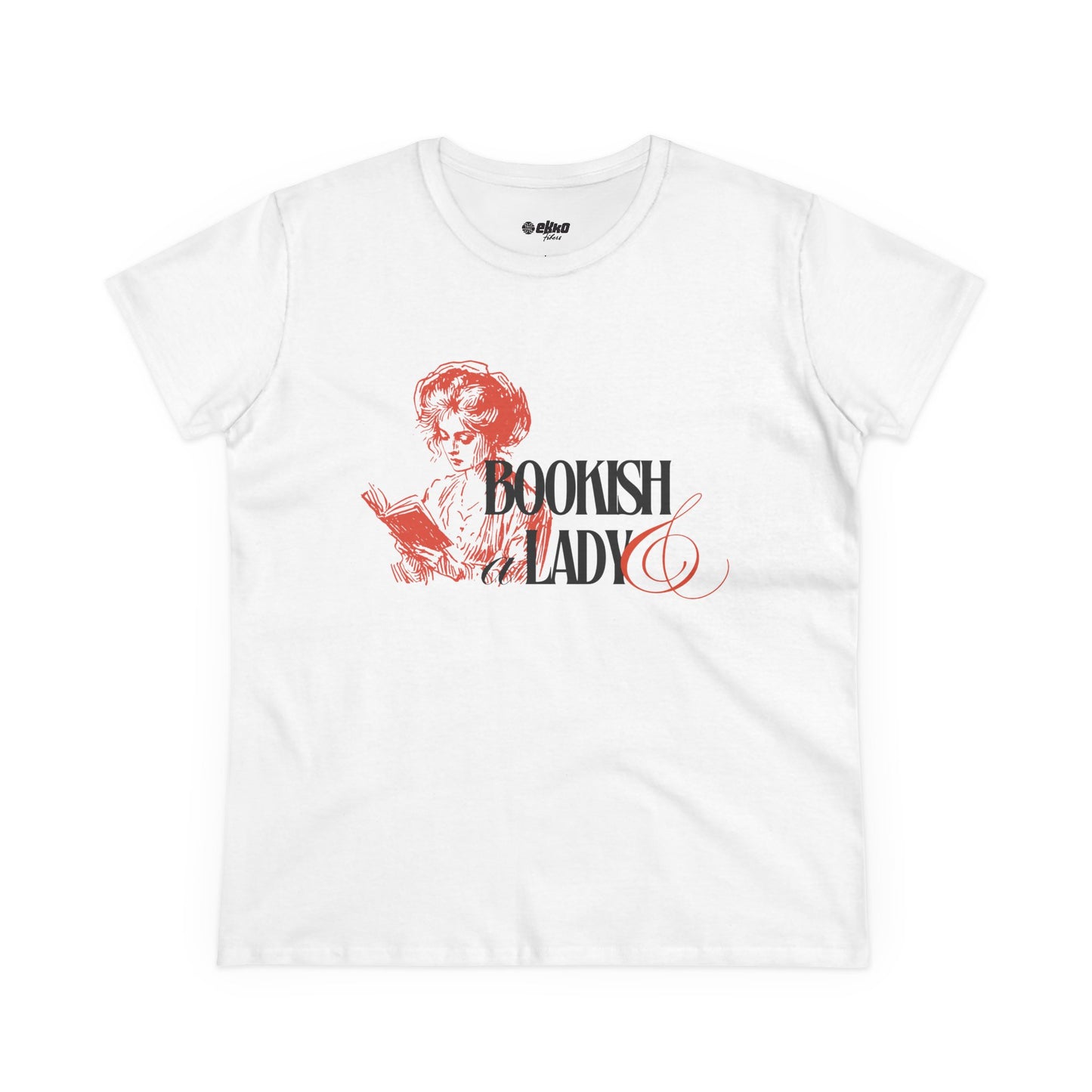 Bookish & A Lady | Women's MIdweight Graphic Tee