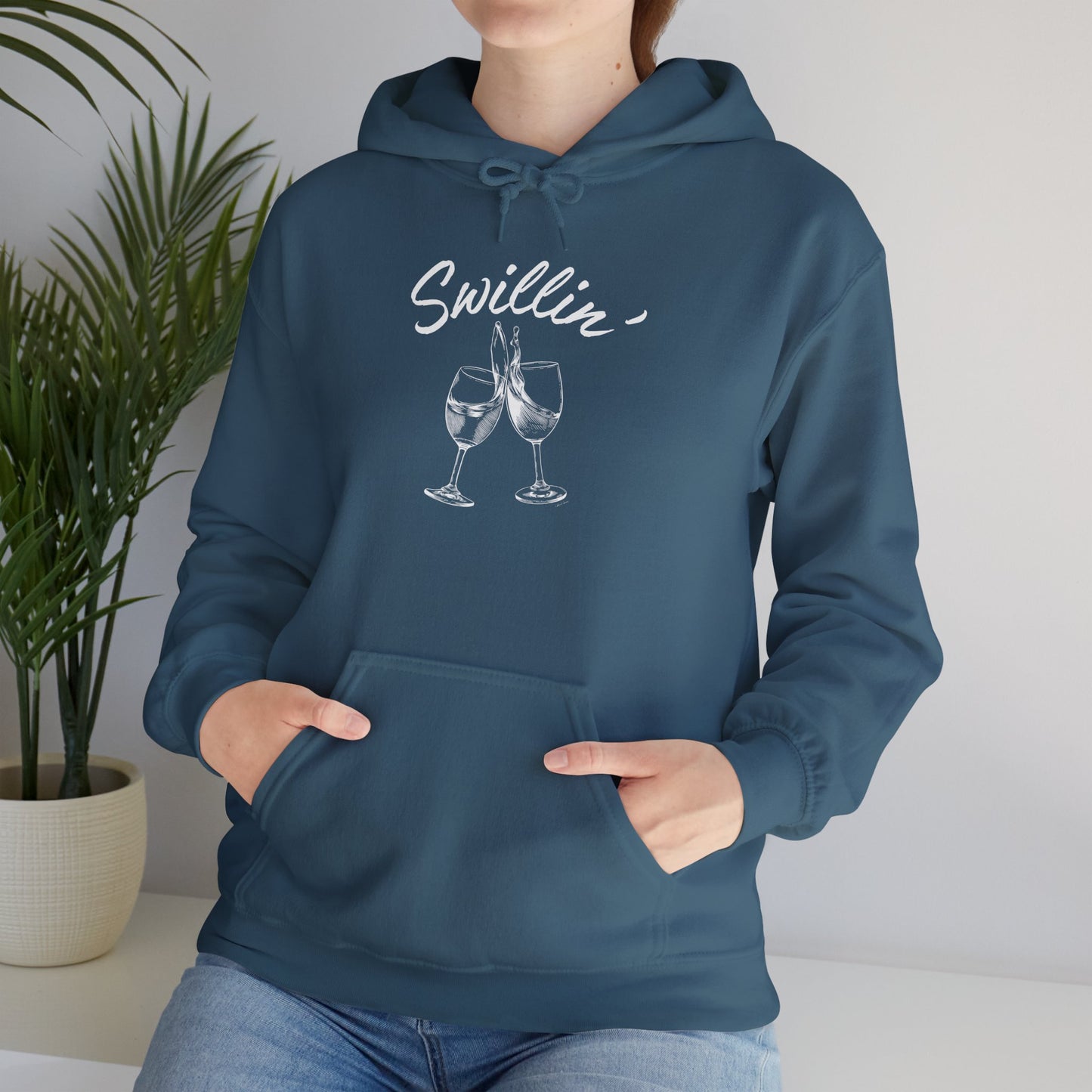 Swillin' Wine - Hoodie