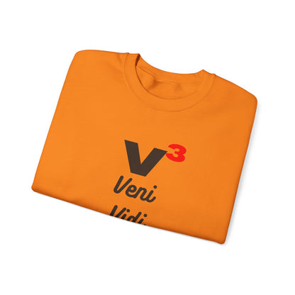 Veni, Vidi, Vici | V-Cubed | Unisex Heavy Blend Crewneck Sweatshirt