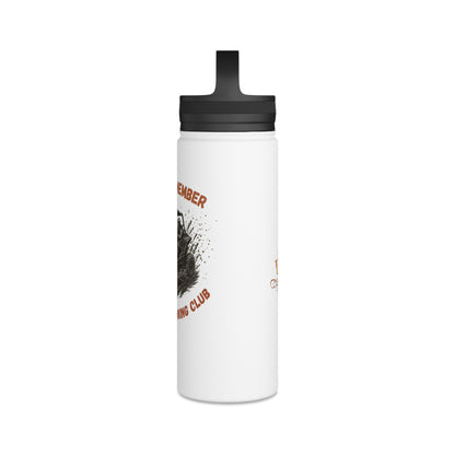 VIP Daytime Drinking Club | Side-by-Side Image | Stainless Steel Water Bottle | 12oz | 18oz | 32oz
