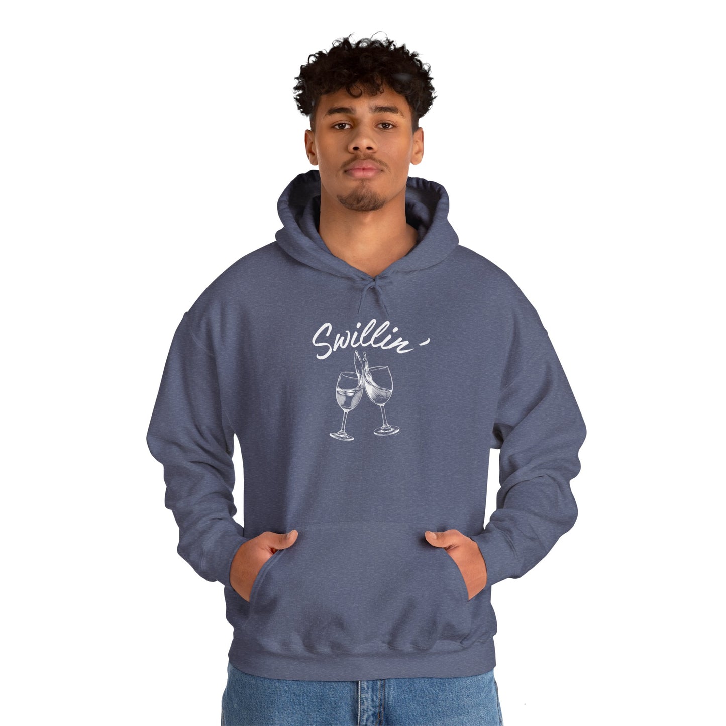 Swillin' Wine - Hoodie