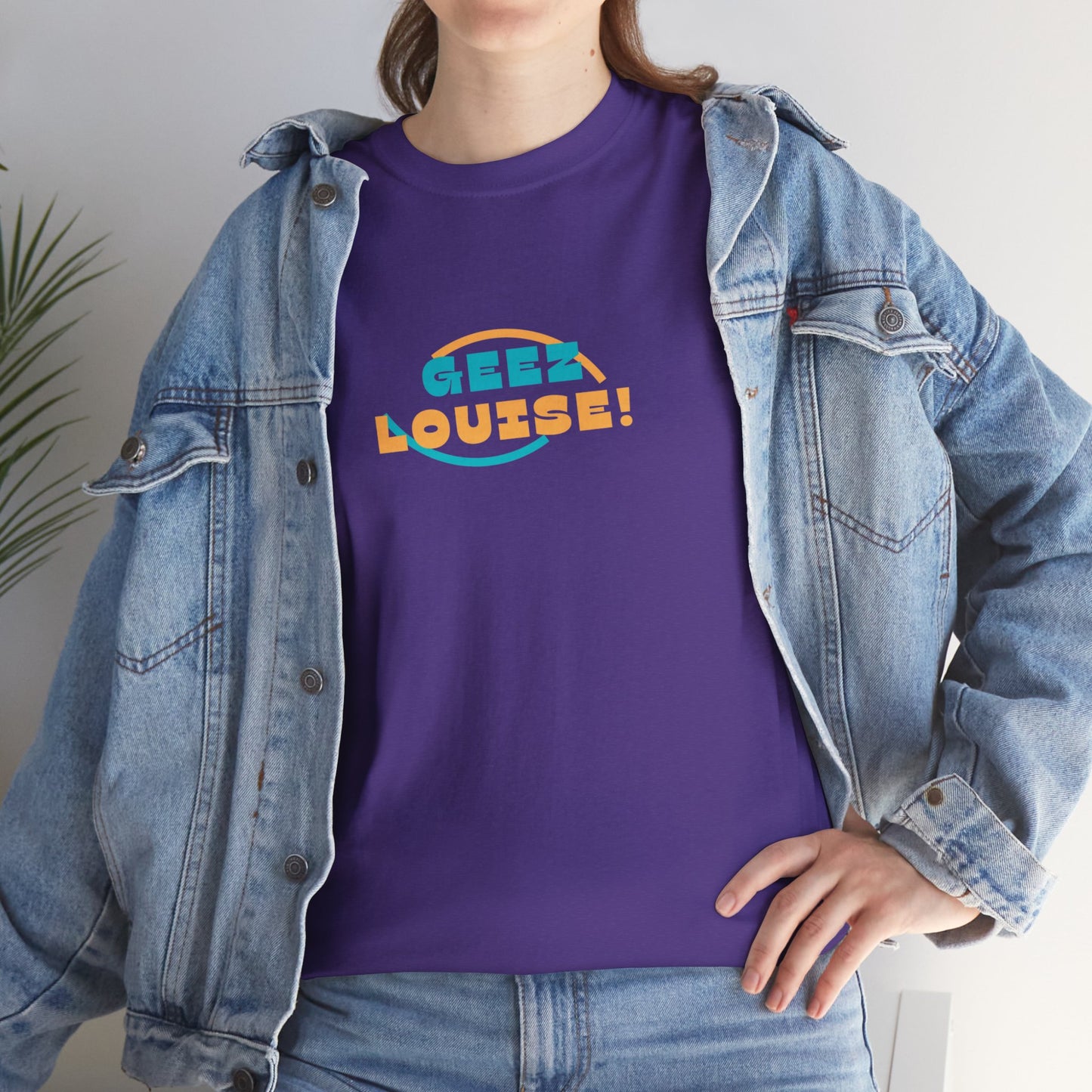 Geez Louise - Unisex Heavy Cotton Graphic Tee