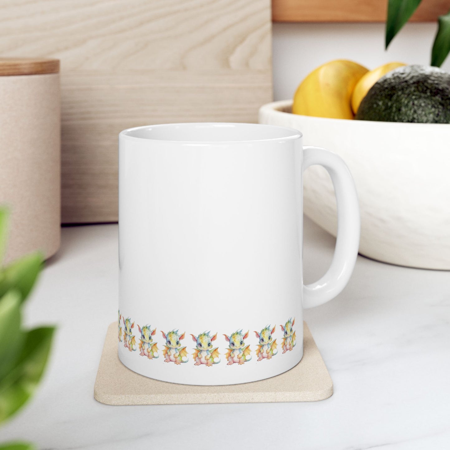 Don’t Let My Cuteness Fool You | Baby Dragon in Soft Pastels |Ceramic Mug | 11 oz