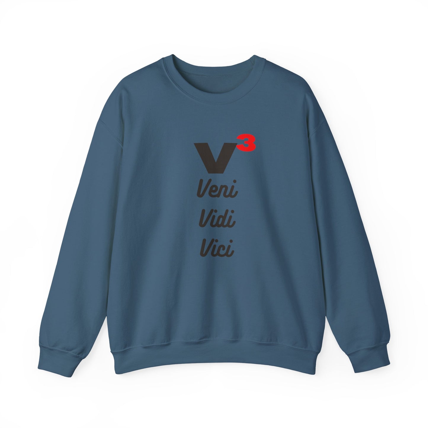 Veni, Vidi, Vici | V-Cubed | Unisex Heavy Blend Crewneck Sweatshirt
