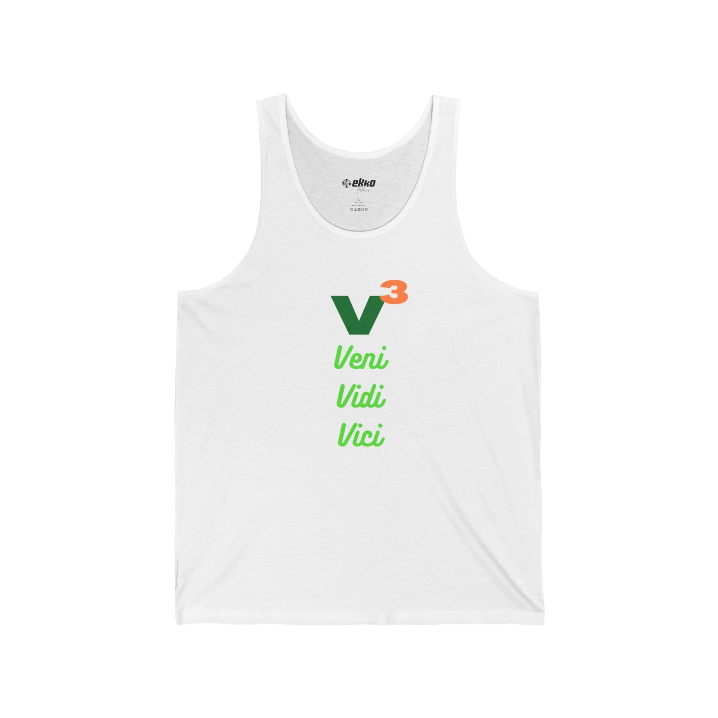 Veni, Vidi, Vici | V-Cubed | Unisex Tank