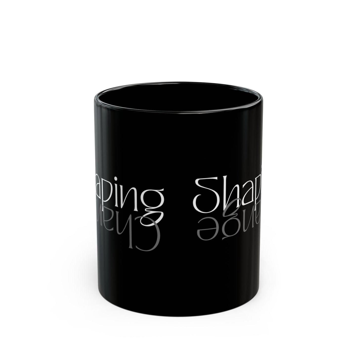 Shaping Change Mug | Black Ceramic Mug | 11oz