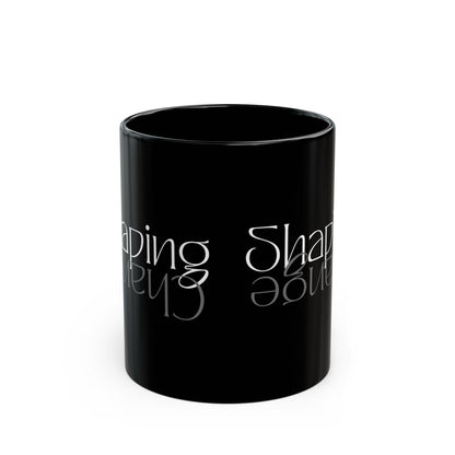 Shaping Change Mug | Black Ceramic Mug | 11oz