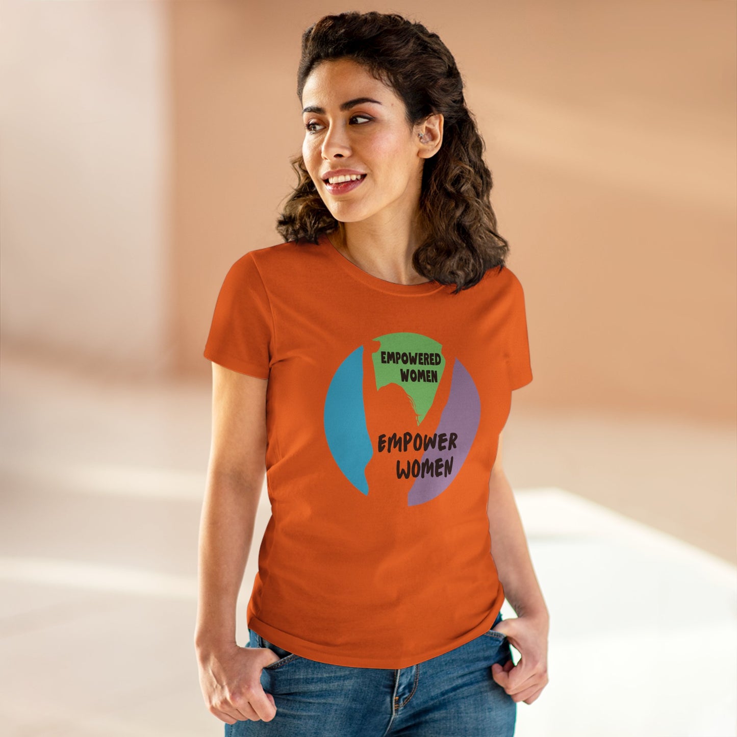 Empowered Women Empower Women | V1 | Women's Midweight Graphic Tee