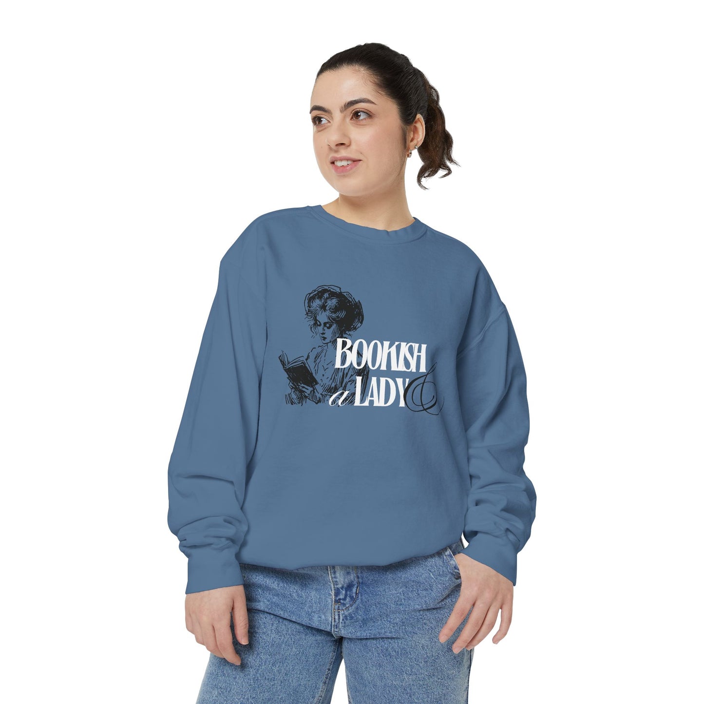Bookish & A Lady | Garment Dyed Sweatshirt