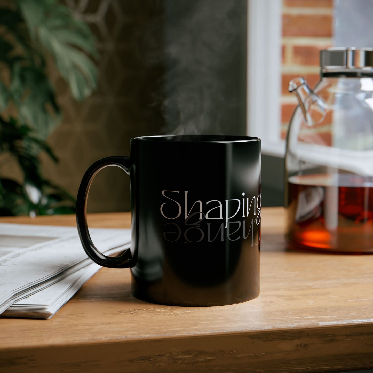 Shaping Change Mug | Black Ceramic Mug | 11oz