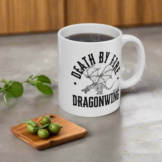 Death By Fire & Dragonwing | Ceramic Mug | 11 oz