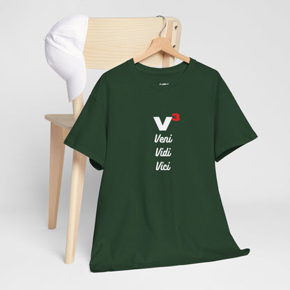 Veni, Vidi, Vici | V-Cubed | Unisex Heavy Cotton Graphic Tee