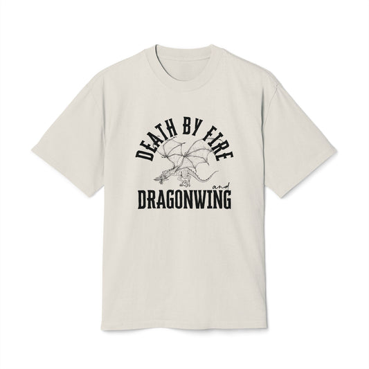 Death By Fire & Dragonwing | Unisex Heavy Faded Tee