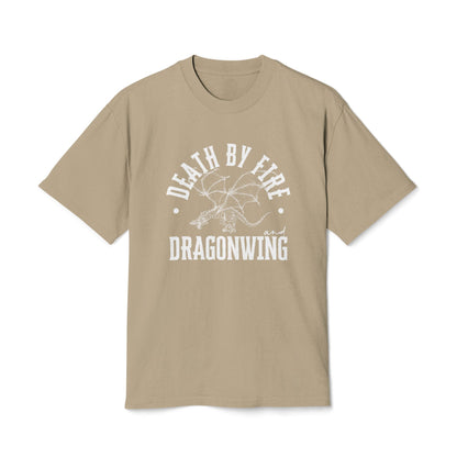 Death by Fire and Dragonwing - Unisex Heavy Faded Tee