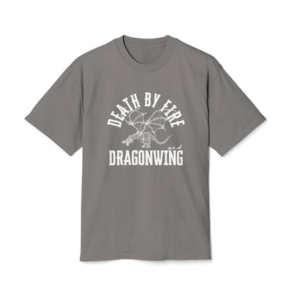 Death By Fire & Dragonwing | Unisex Heavy Faded Tee