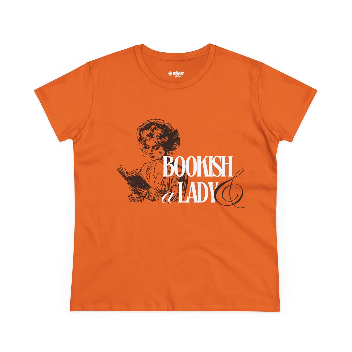 Bookish & A Lady | Women's MIdweight Graphic Tee