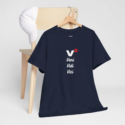 Veni, Vidi, Vici | V-Cubed | Unisex Heavy Cotton Graphic Tee