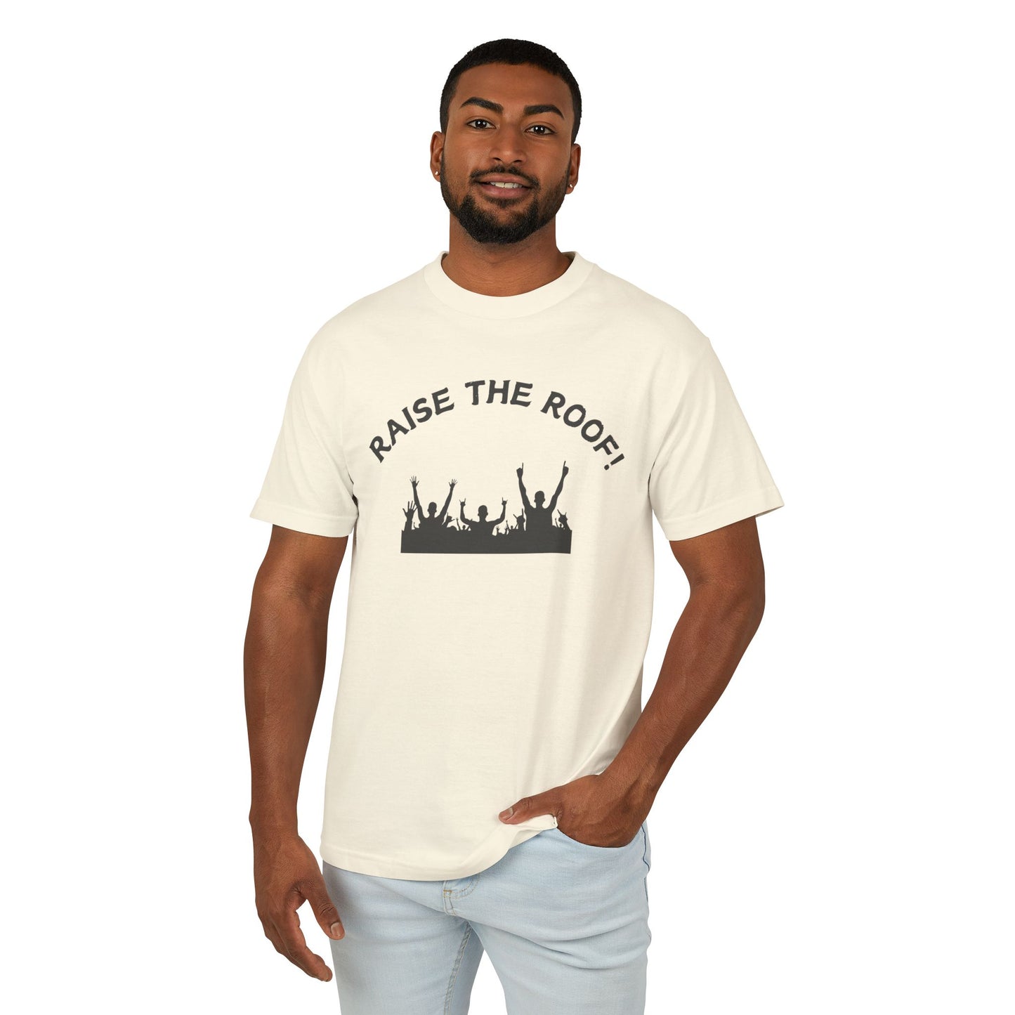 Raise the Roof - Unisex Garment-Dyed Heavyweight Cotton Tee