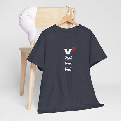 Veni, Vidi, Vici | V-Cubed | Unisex Heavy Cotton Graphic Tee