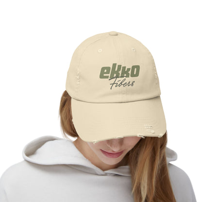 Ekko Fibers | Unisex Distressed Cap