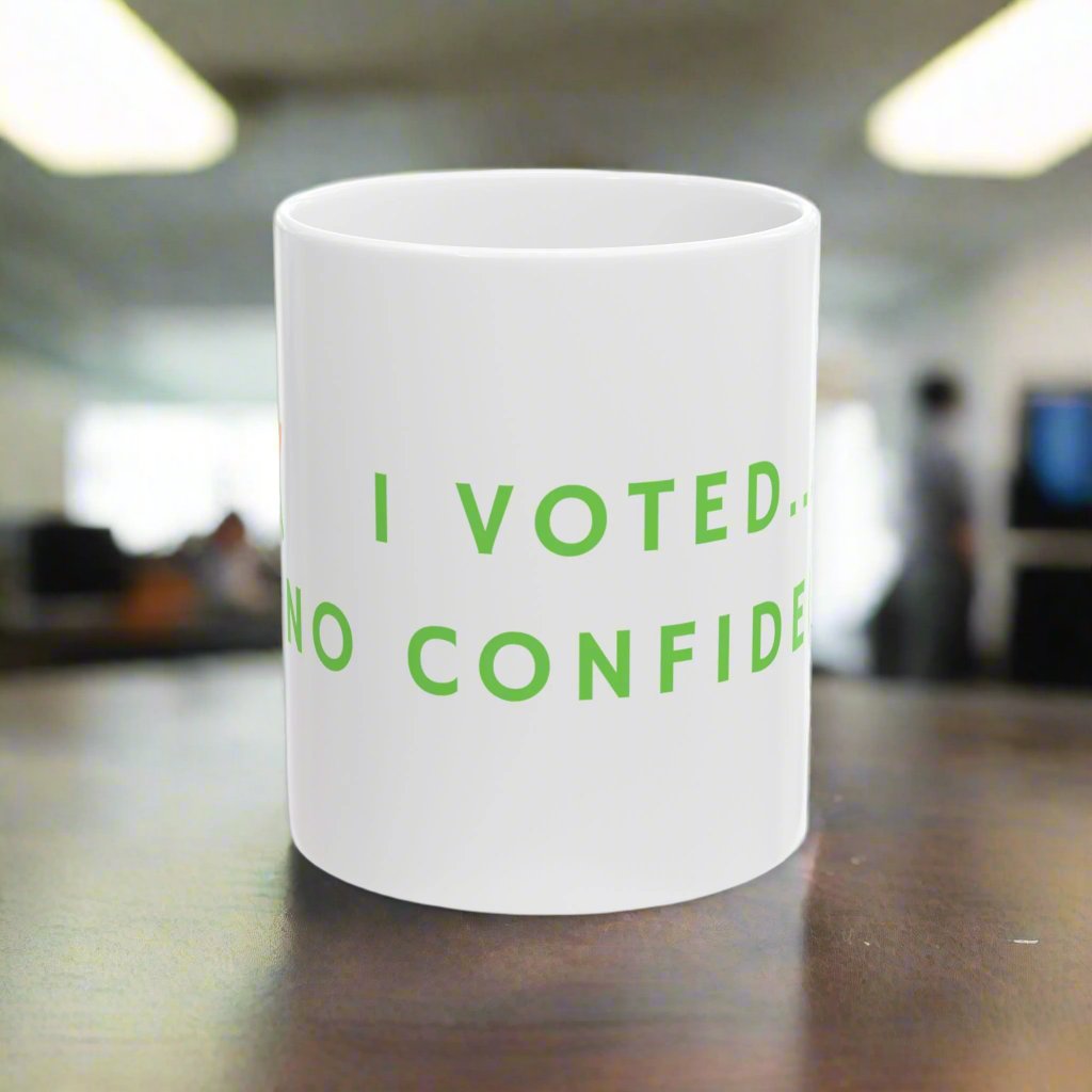 I voted - Ceramic Mug, 11oz