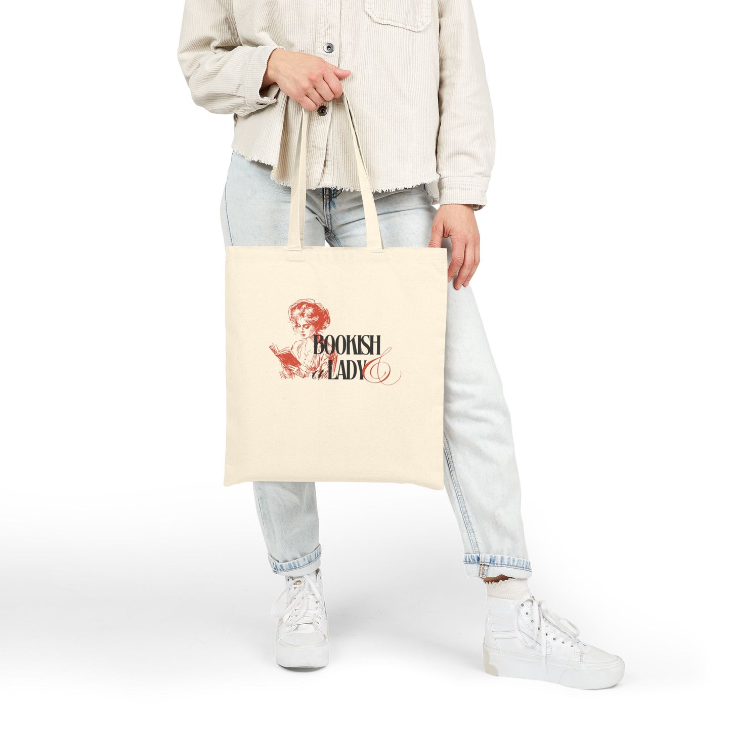 Bookish & A Lady | Cotton Canvas Tote Bag