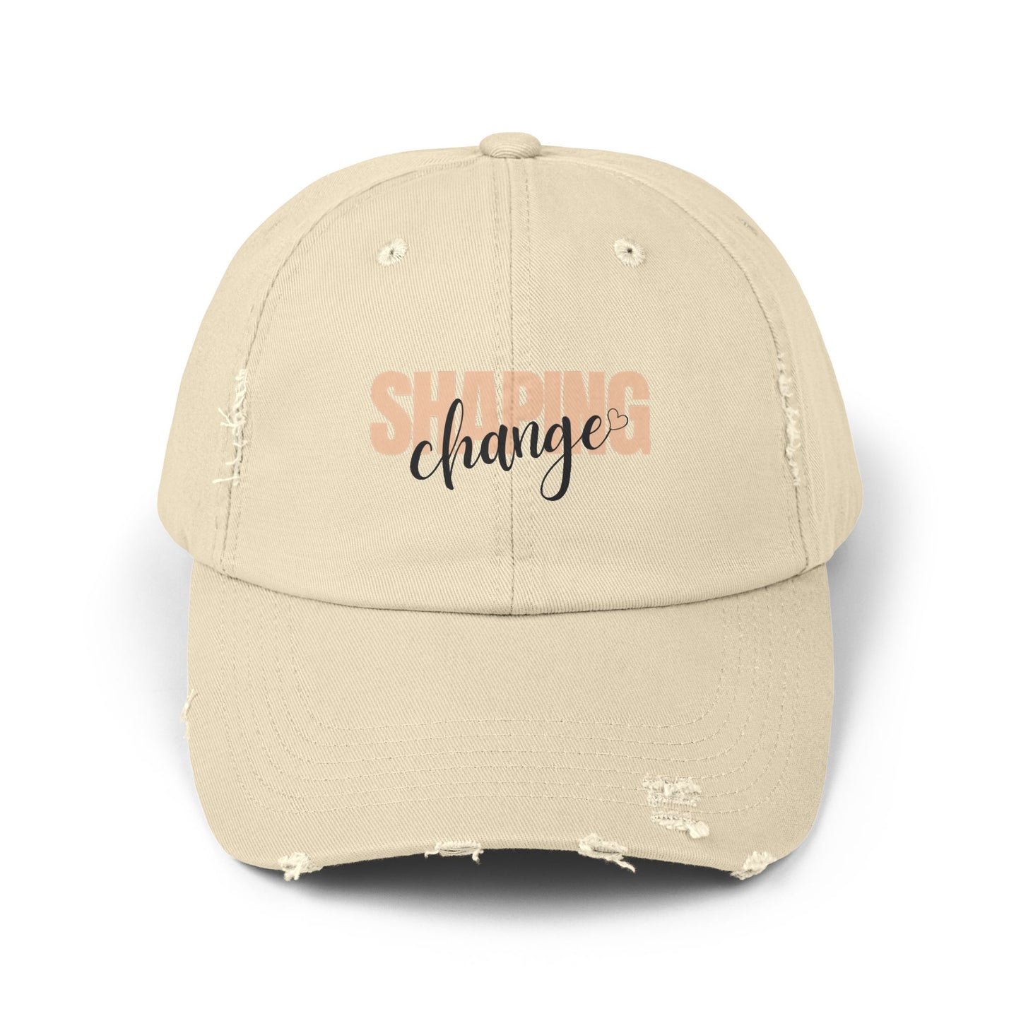 Shaping Change | Unisex Distressed Cap