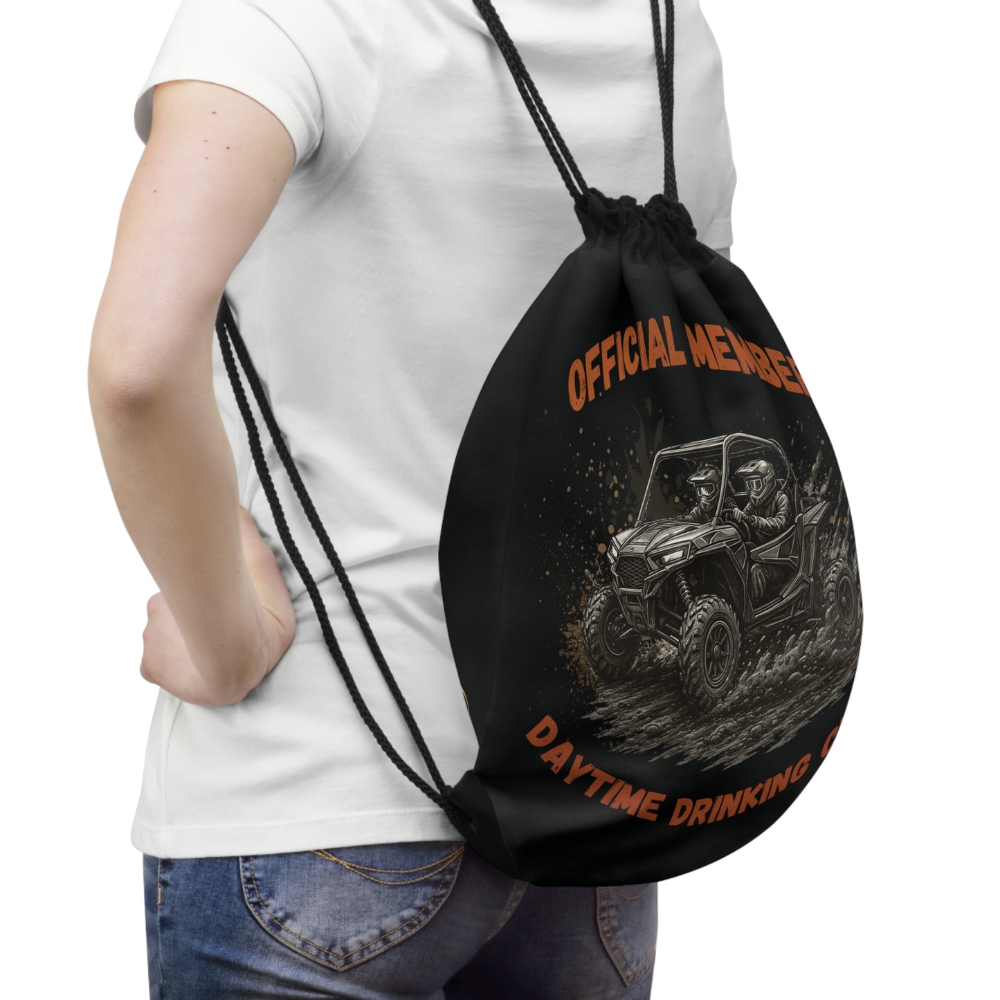 VIP Daytime Drinking Club | Side-by-Side Image | Drawstring Bag