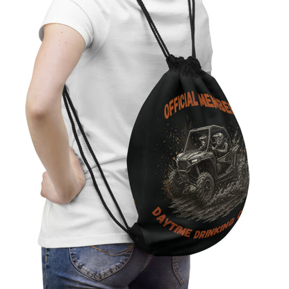 VIP Daytime Drinking Club | Side-by-Side Image | Drawstring Bag