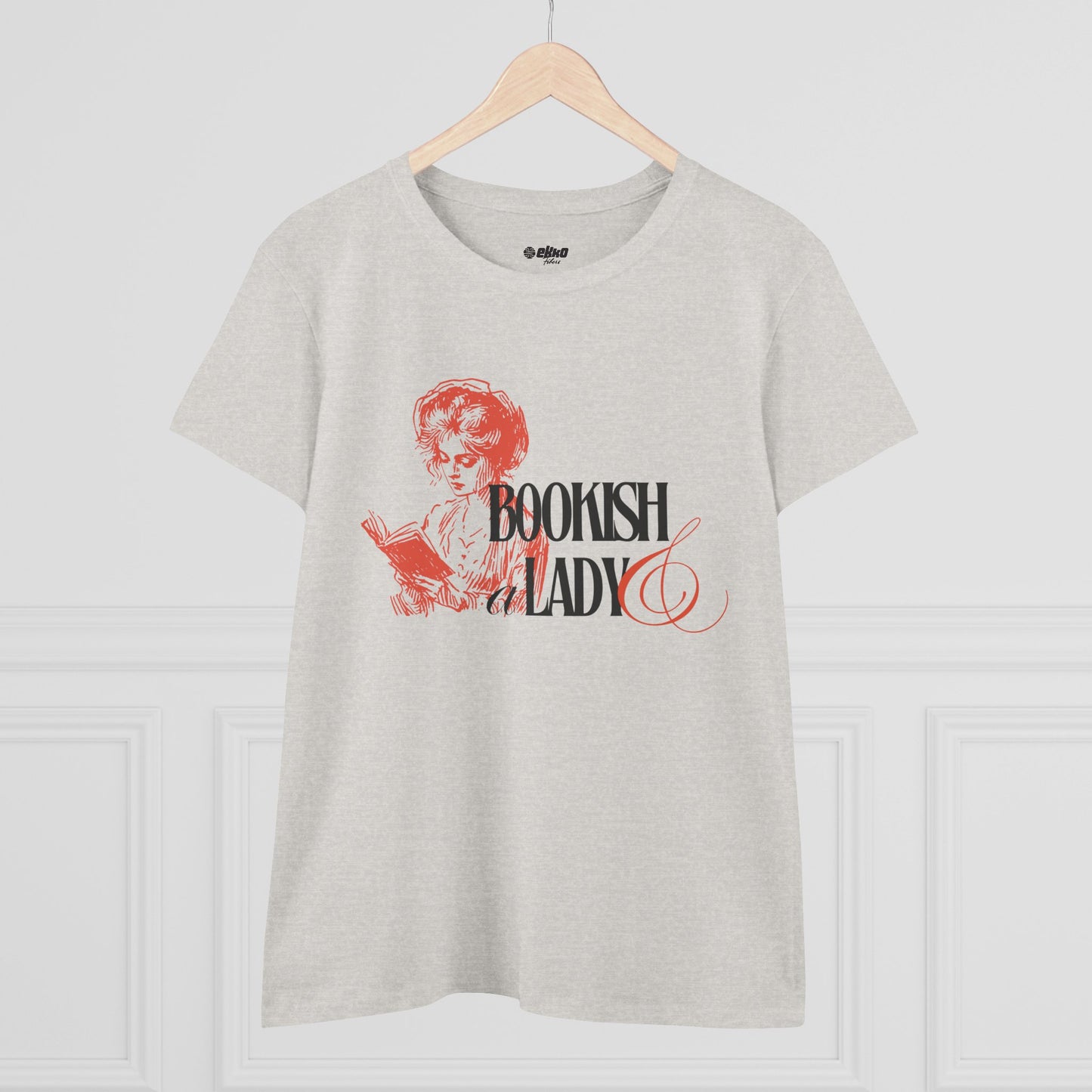Bookish & A Lady | Women's MIdweight Graphic Tee
