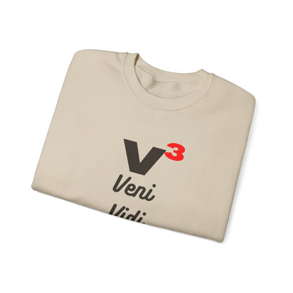 Veni, Vidi, Vici | V-Cubed | Unisex Heavy Blend Crewneck Sweatshirt