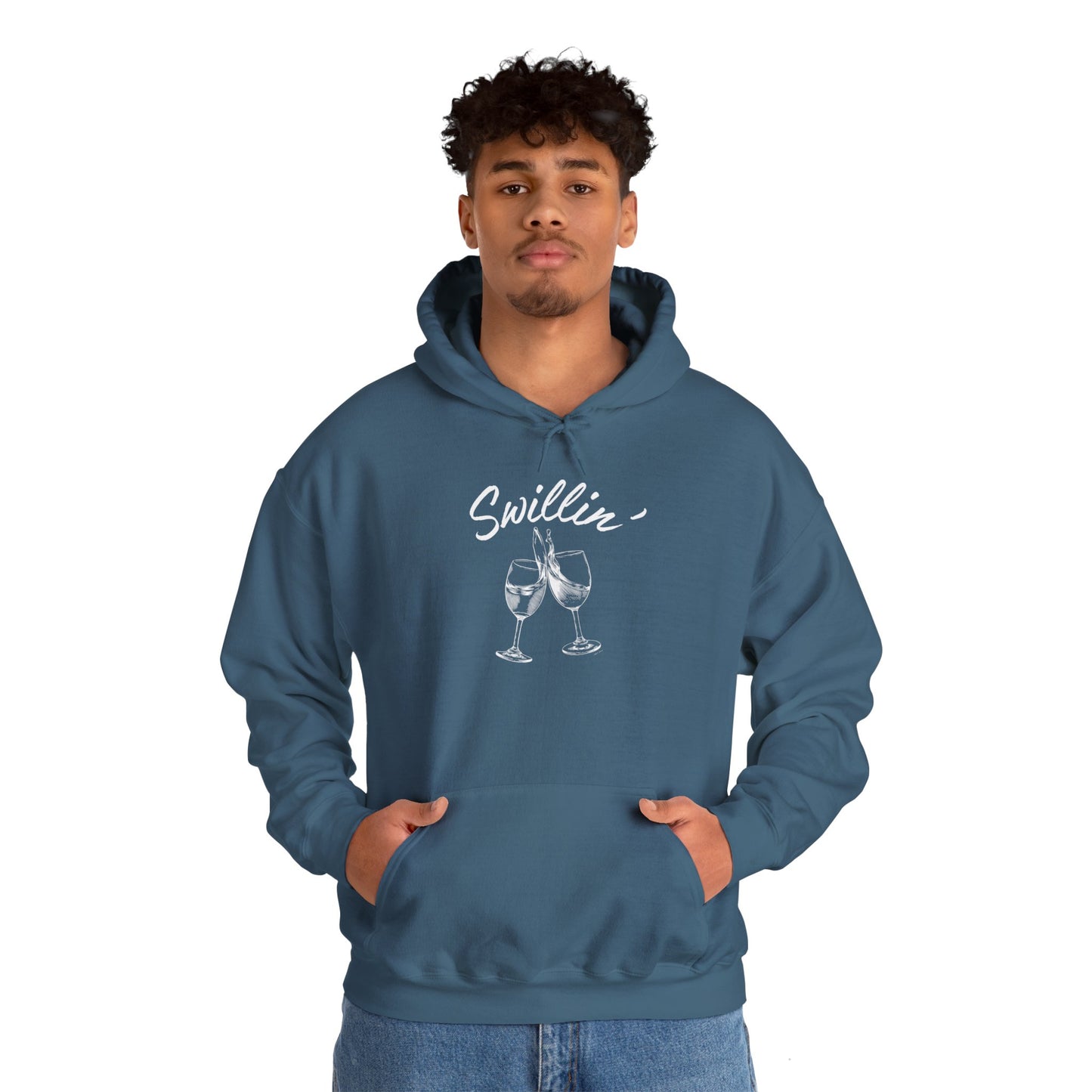 Swillin' Wine - Hoodie