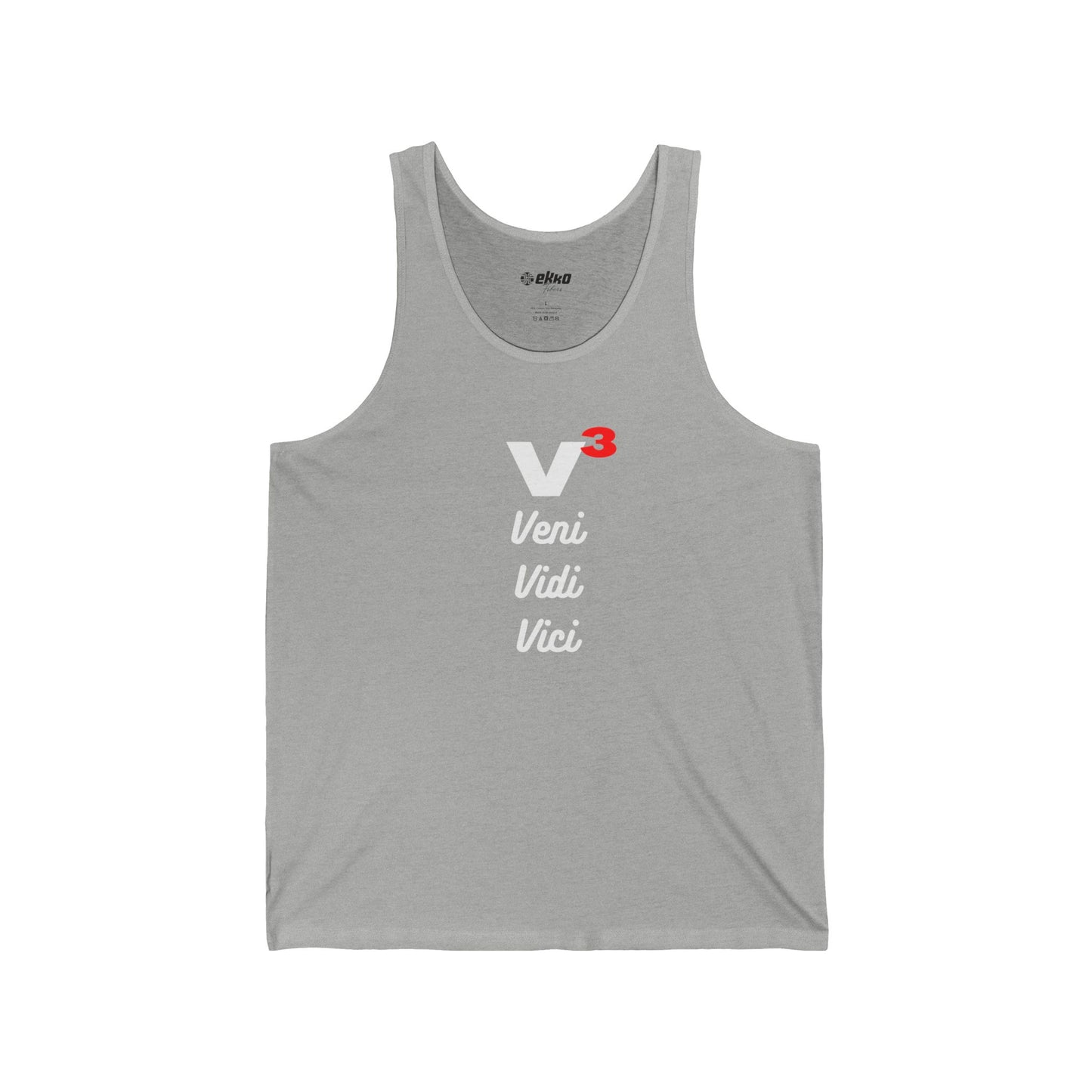 Veni, Vidi, Vici | V-Cubed | Unisex Tank