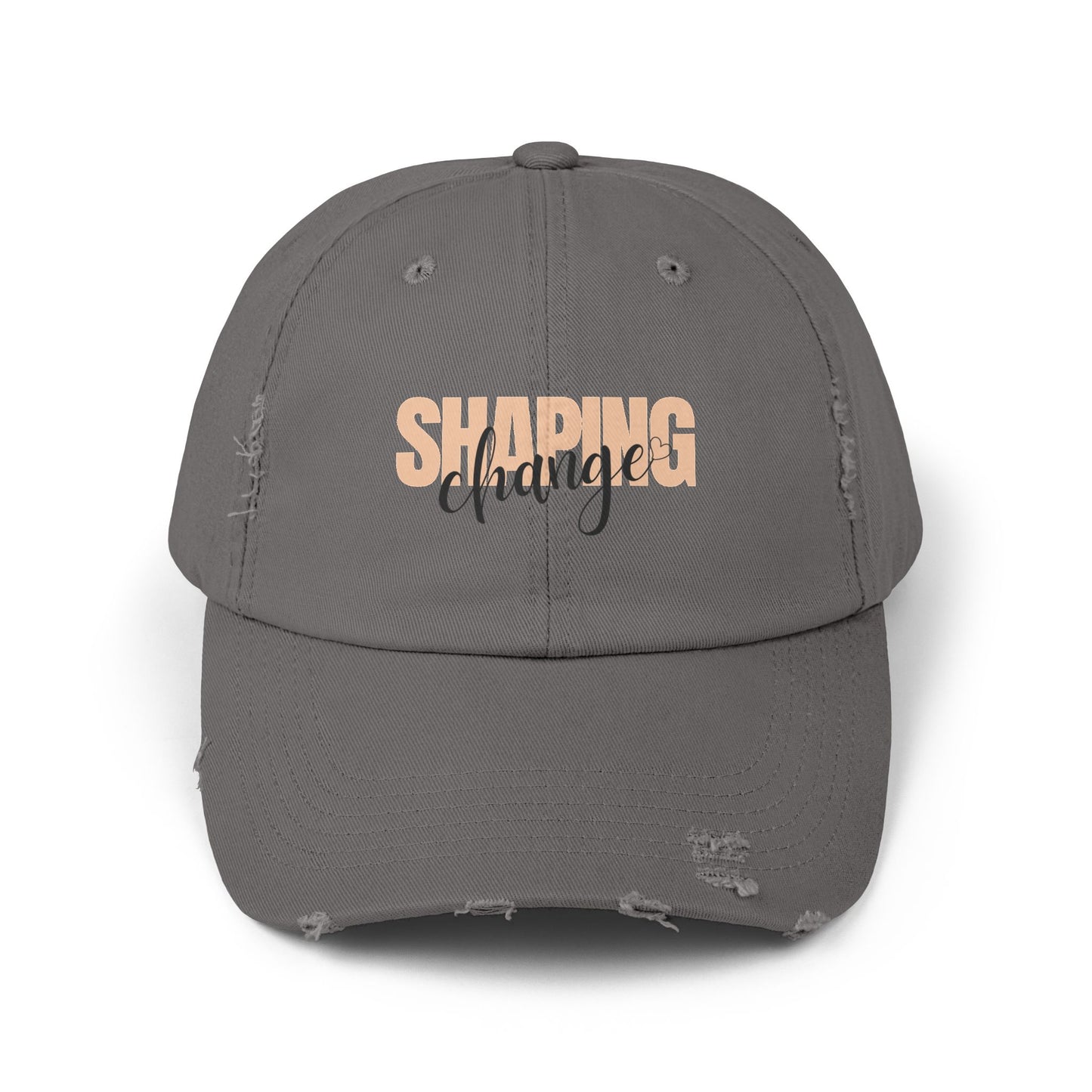 Shaping Change | Unisex Distressed Cap