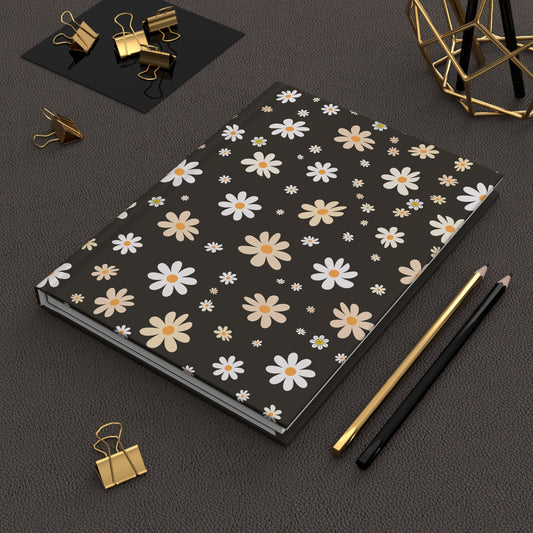 Daisy Springs Brown - Hardcover Journal Matte