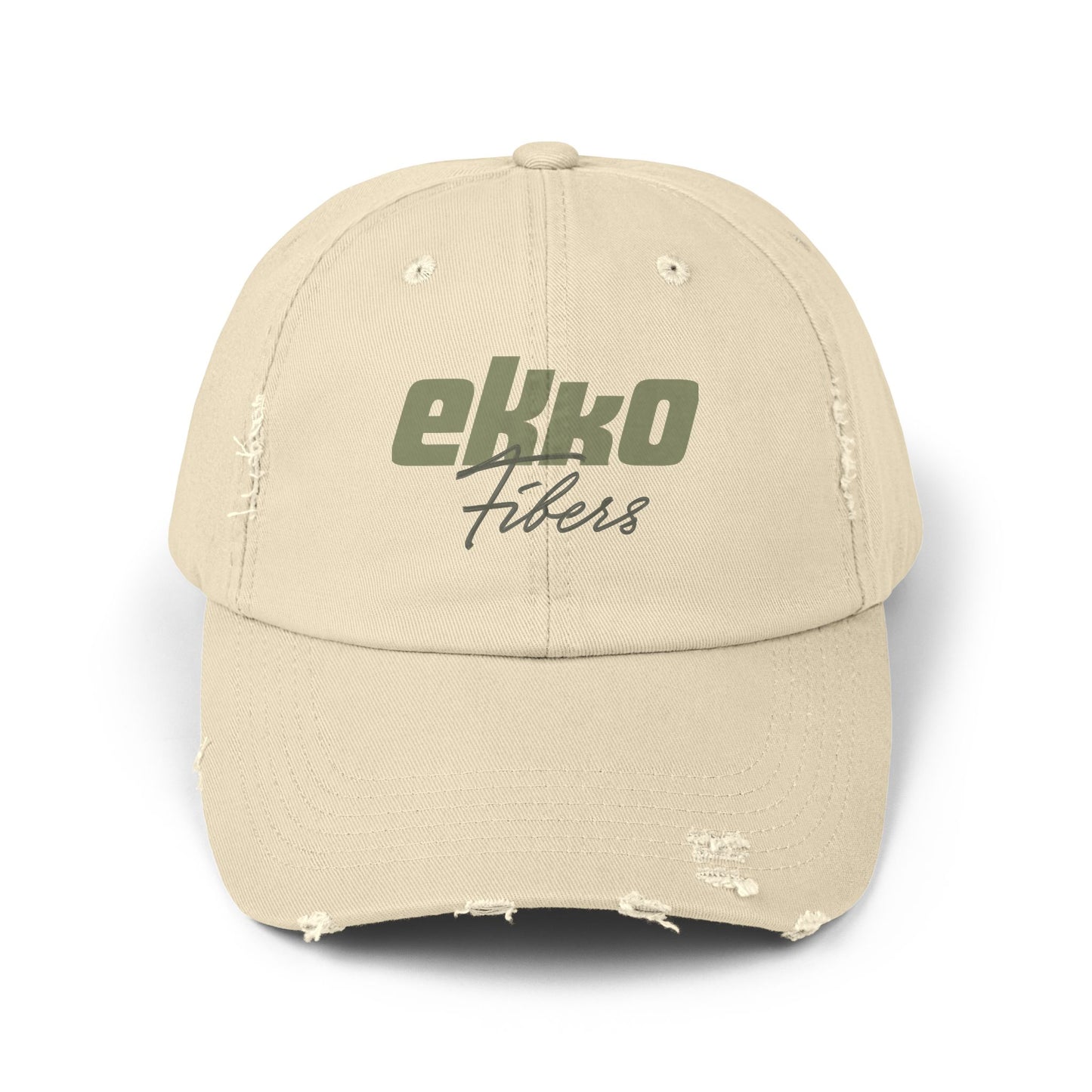 Ekko Fibers | Unisex Distressed Cap