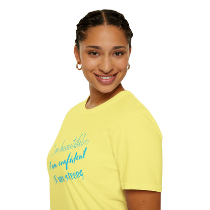 I Am Beautiful, Confident, Strong - Women's Graphic Tee